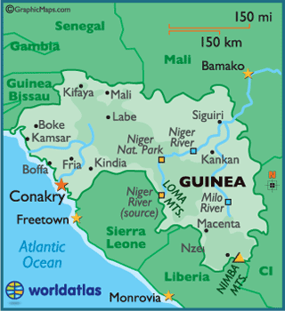 Conakry map